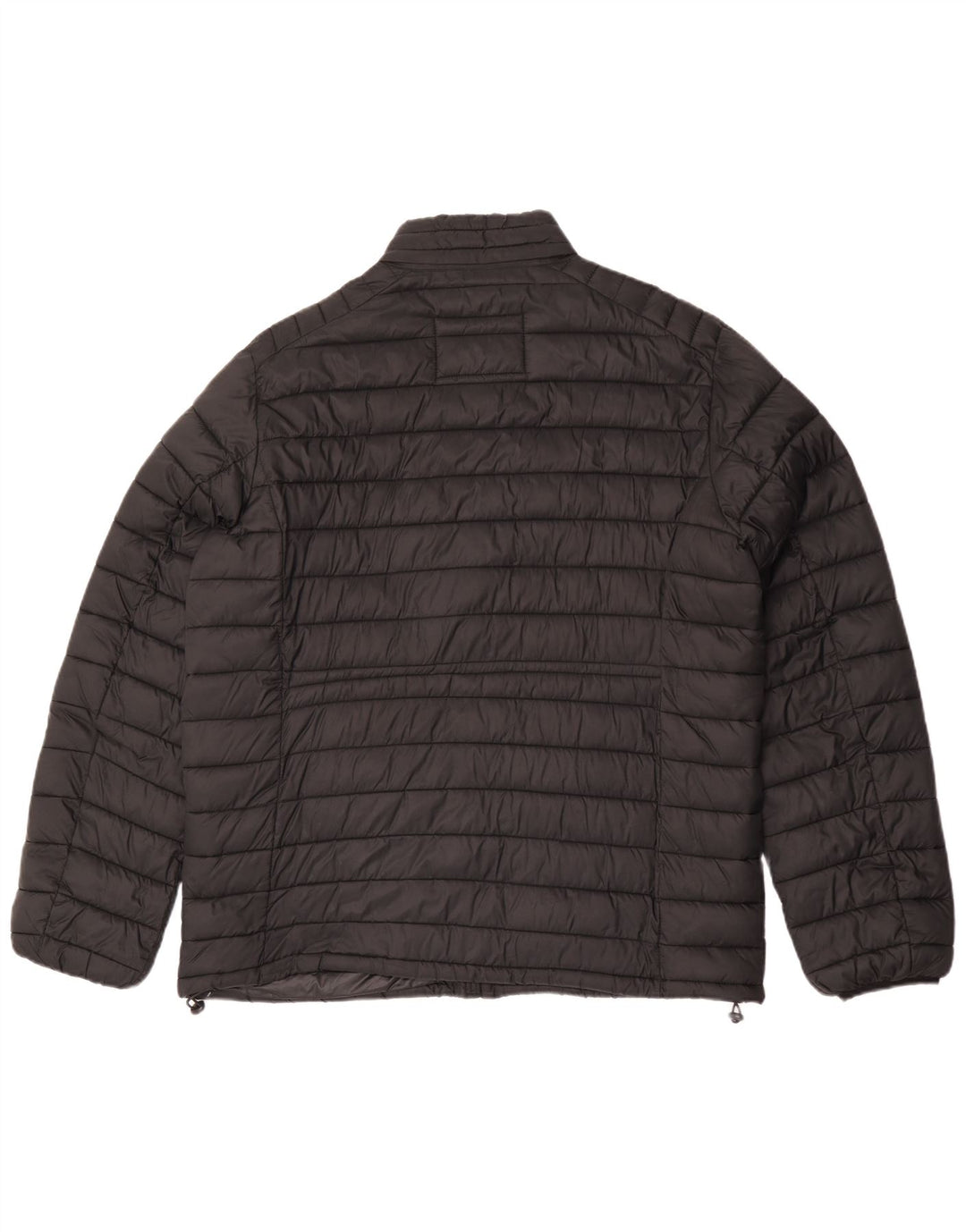 Karl Lagerfeld Herren Wattierte Jacke UK 40 Large Schwarz Polyamid