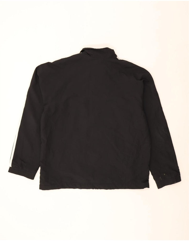 Adidas Herren Trainingsanzug Top Jacke UK 44/46 Large Schwarz Polyester