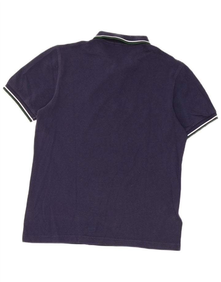Fred Perry Herren-Poloshirt, mittelmarineblaue Baumwolle