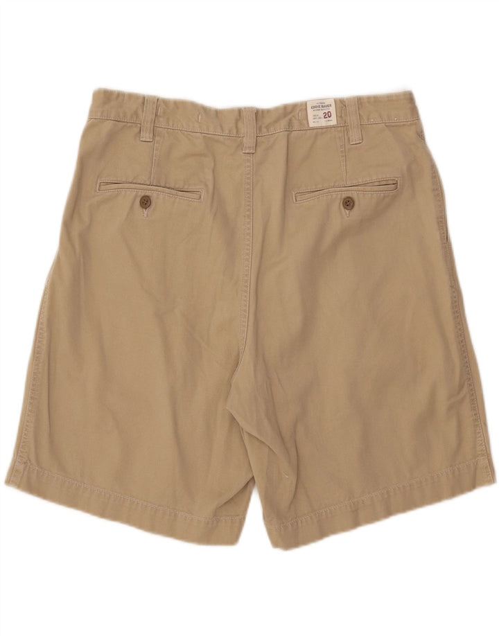 EDDIE BAUER Herren Pegged Chino Shorts W36 Large Beige Baumwolle