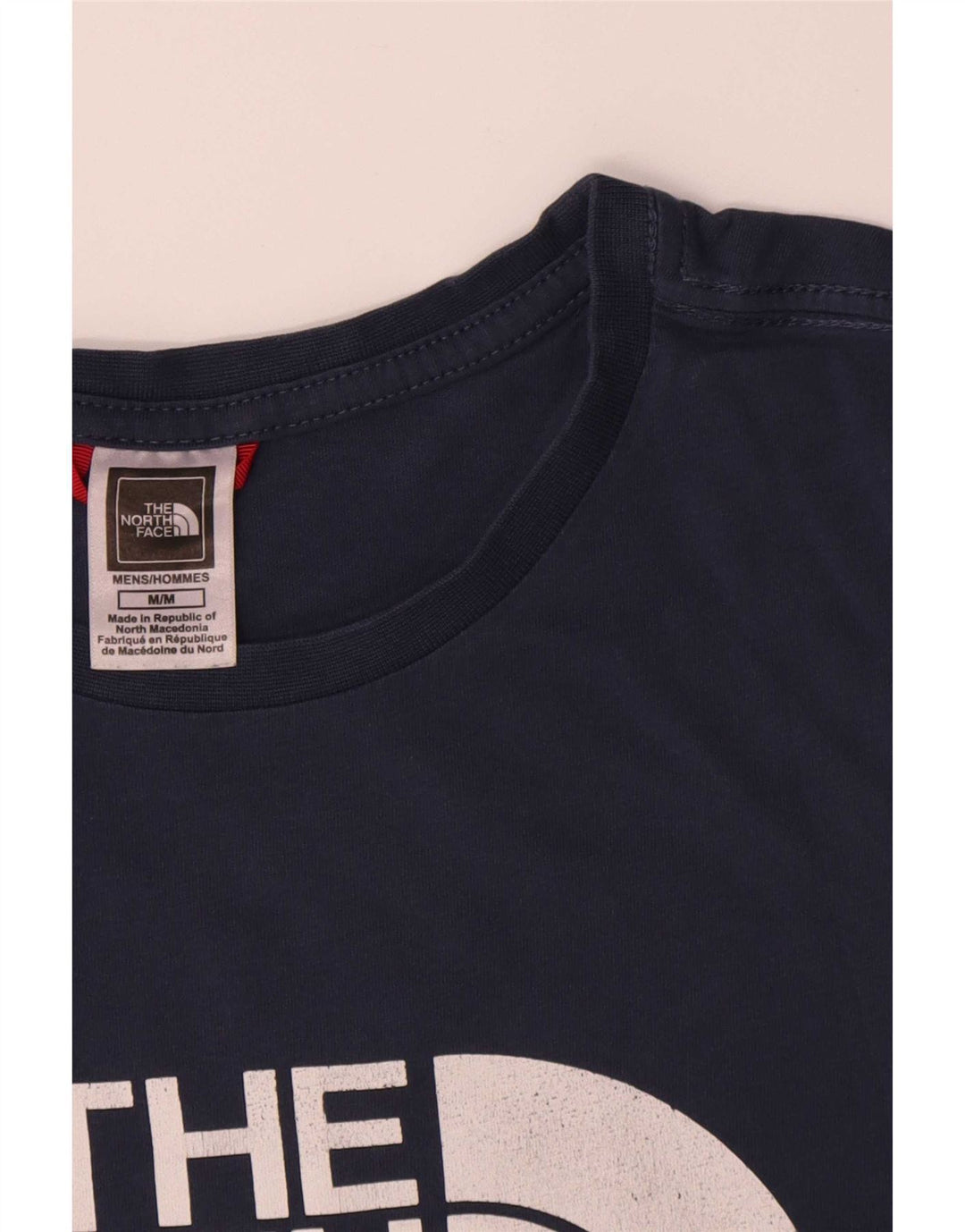 The North Face Herren-T-Shirt mit Grafik, mittlere marineblaue Baumwolle
