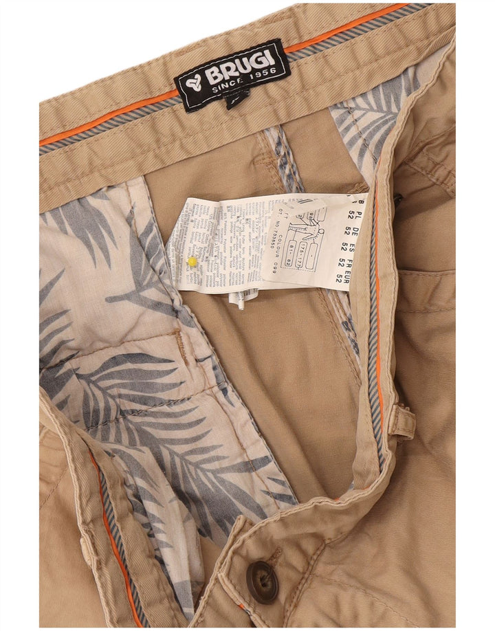 Brugi Herren Cargoshorts W36 Large Beige Baumwolle