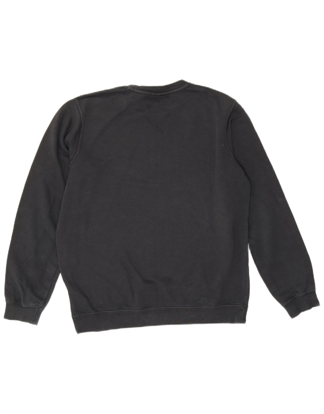 NIKE Herren-Sweatshirt-Pullover, mittelschwarz, Baumwolle