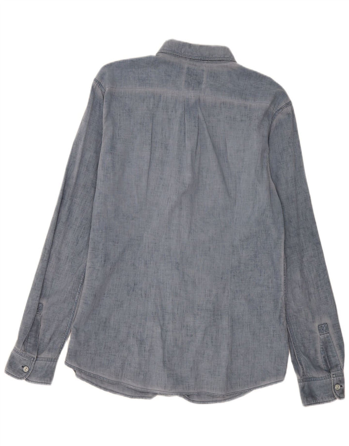 Levi's Herren-Hemd mit moderner Passform, groß, aus blauer Baumwolle