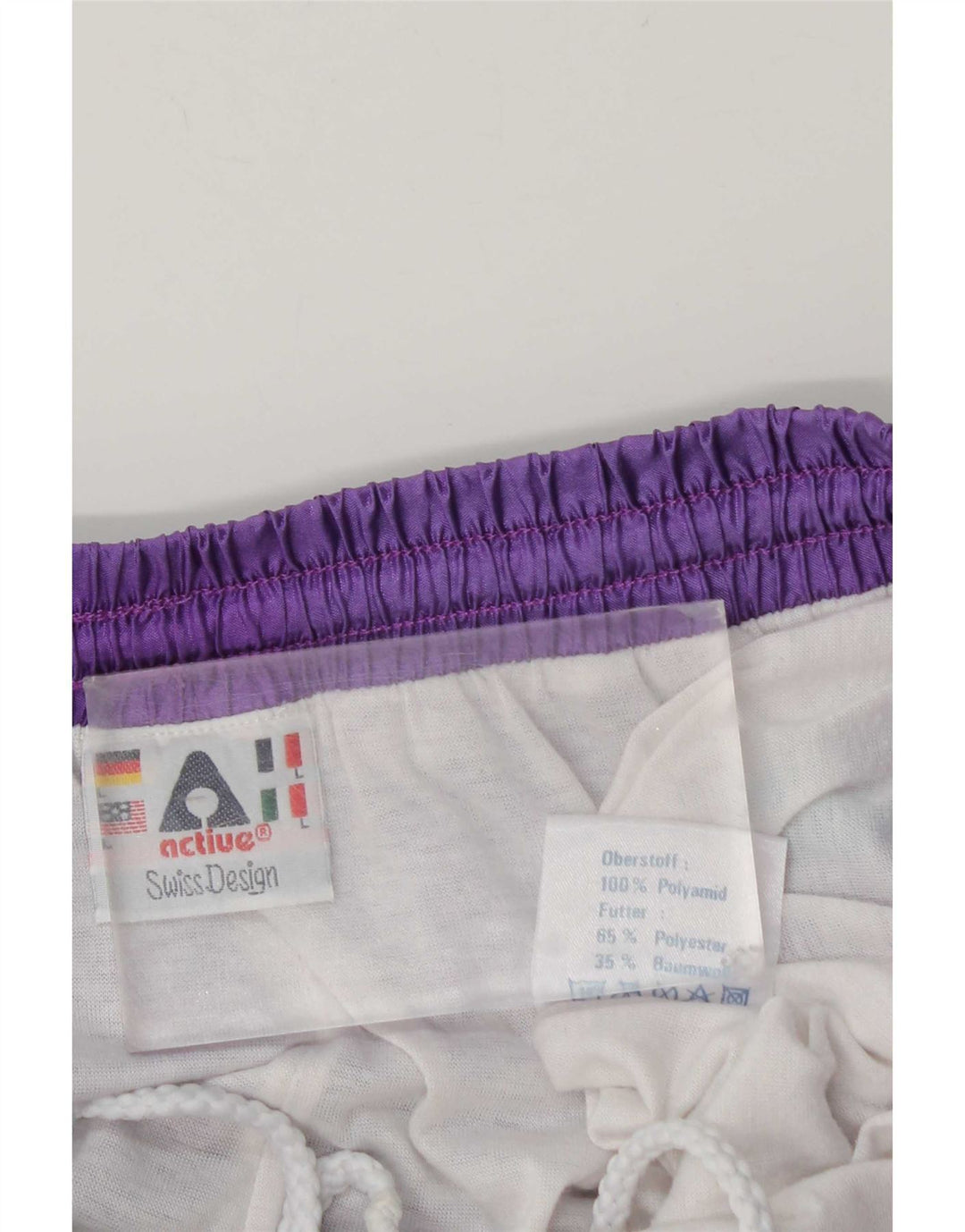 Active Herren-Trainingshose, Jogginghose, groß, violett, geometrisch, Polyamid