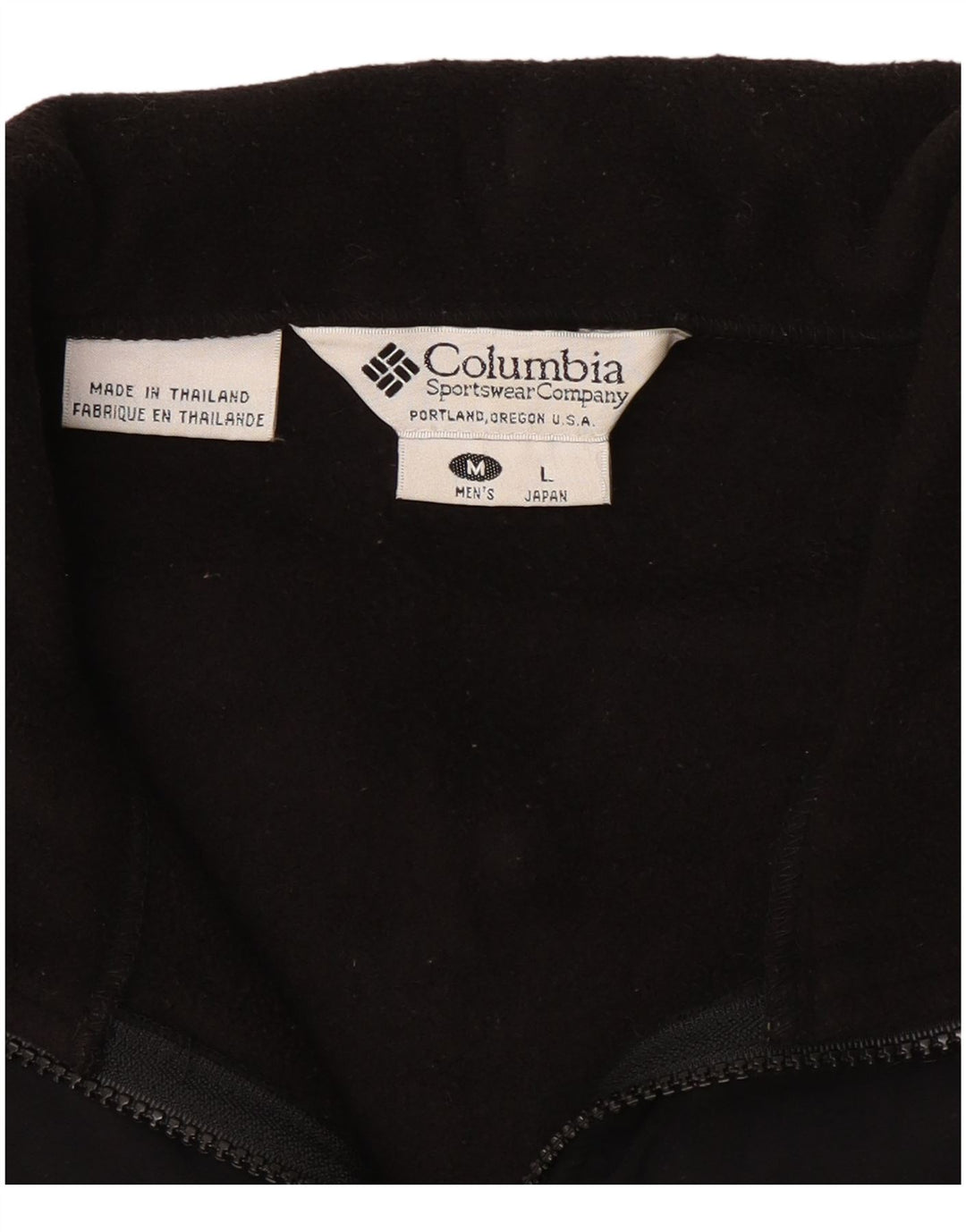 COLUMBIA Titan-Fleecejacke für Herren, UK 38, Mittelschwarz, Farbblock