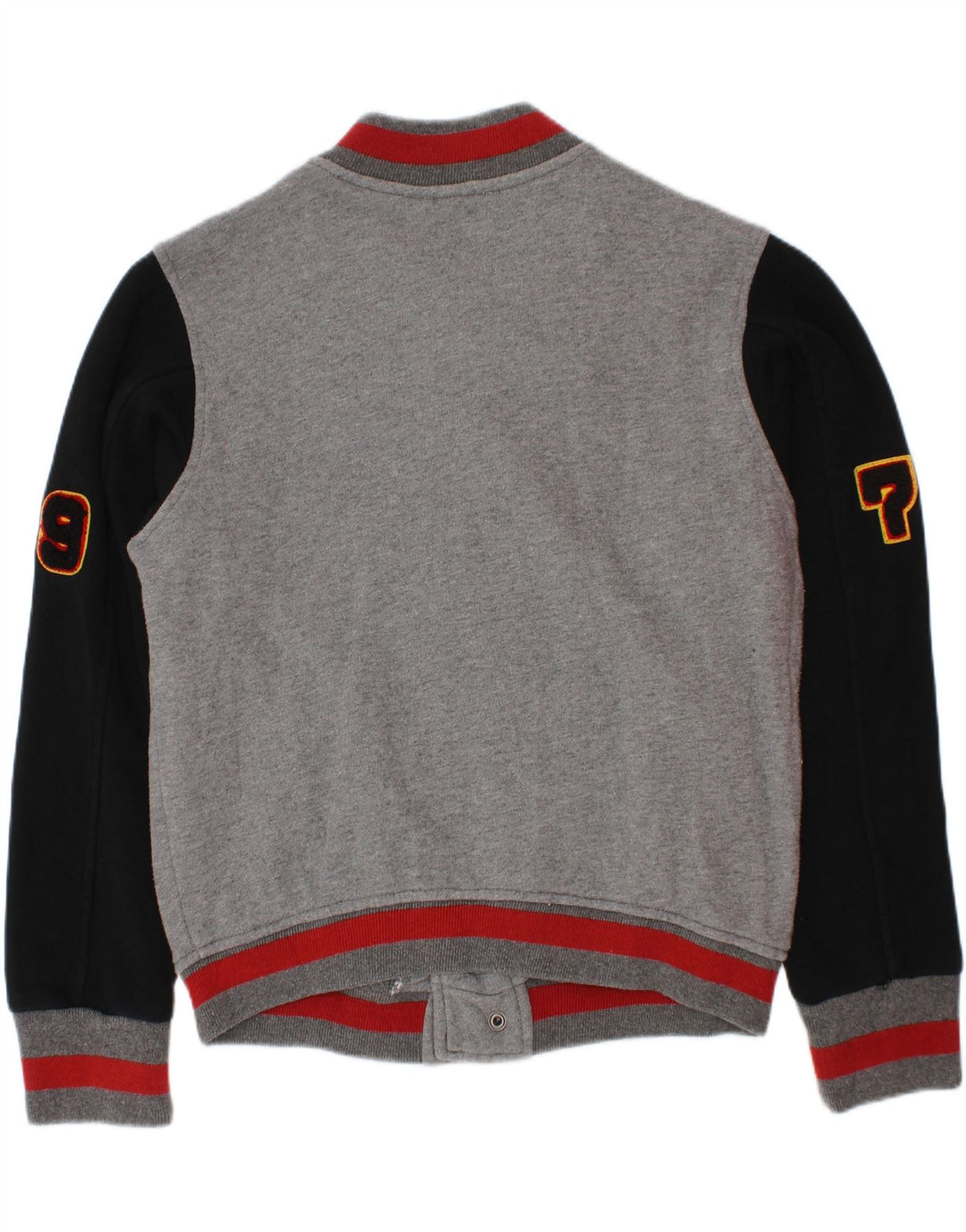 Diesel Boys Graphic Varsity Jacket 7–8 Jahre Grauer Farbblock