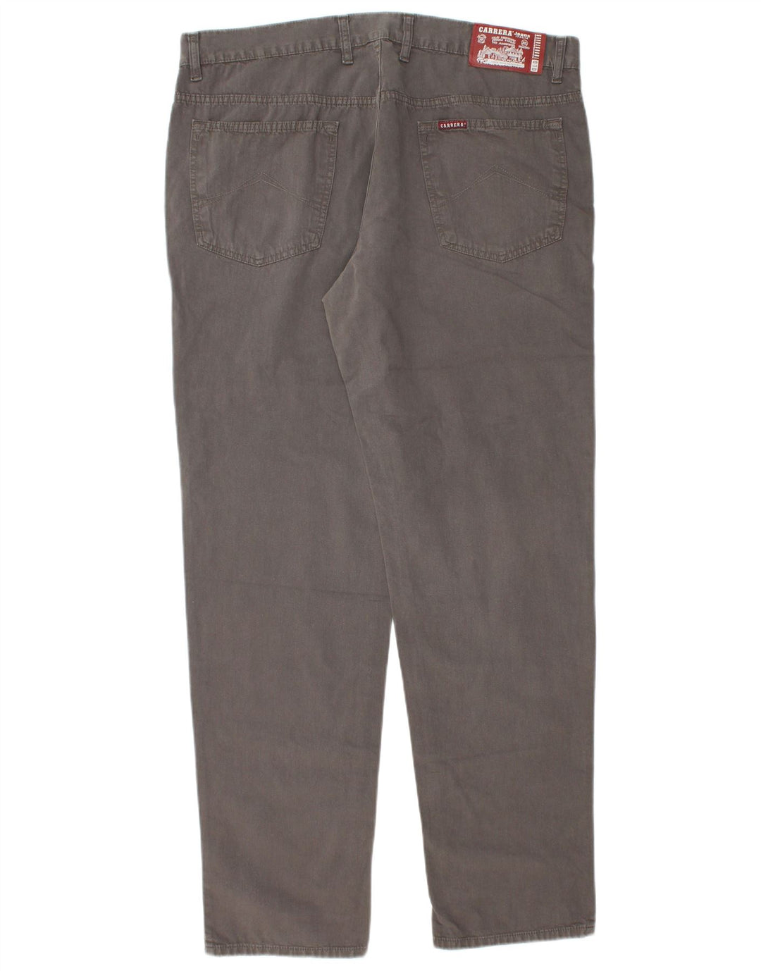 Carrera Herren-Freizeithose mit normaler Passform, W40, L33, graue Baumwolle