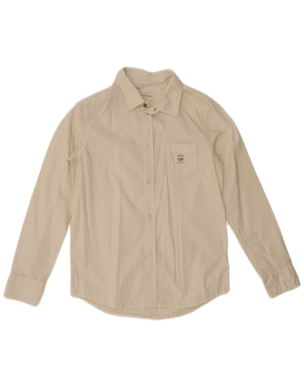 Diesel Hemd für Jungen, 11–12 Jahre, Größe L, gebrochenes Weiß