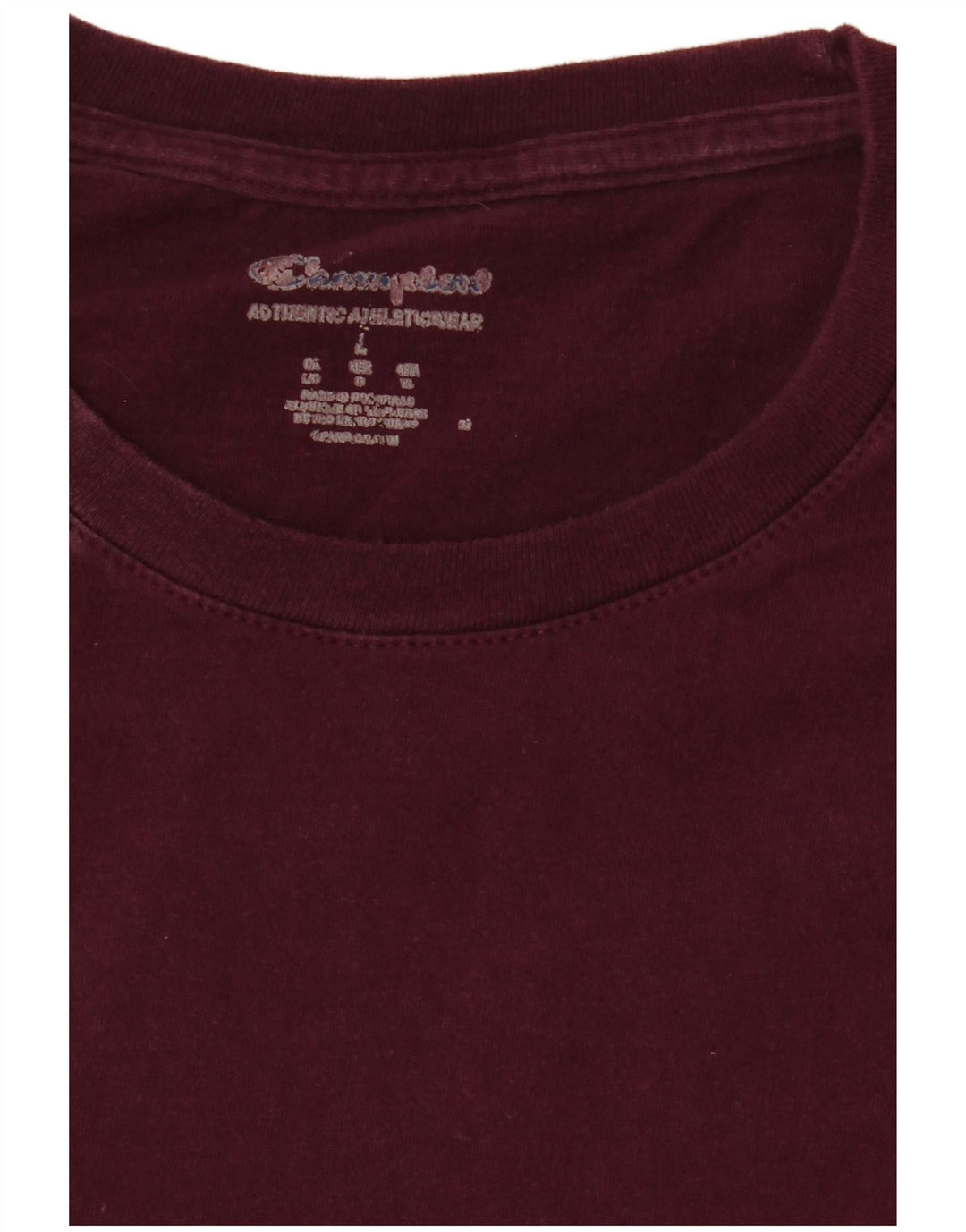 Champion Herren T-Shirt Top Large Burgund