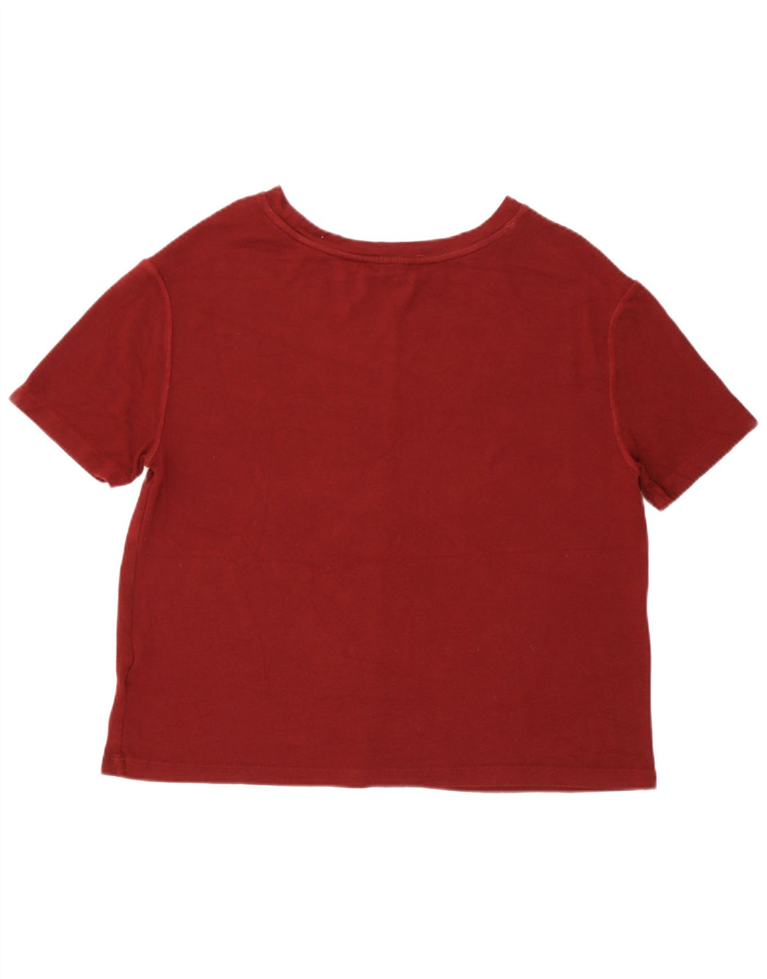 Marks & Spencer Damen T-Shirt Top UK 14 Medium Burgund Viskose
