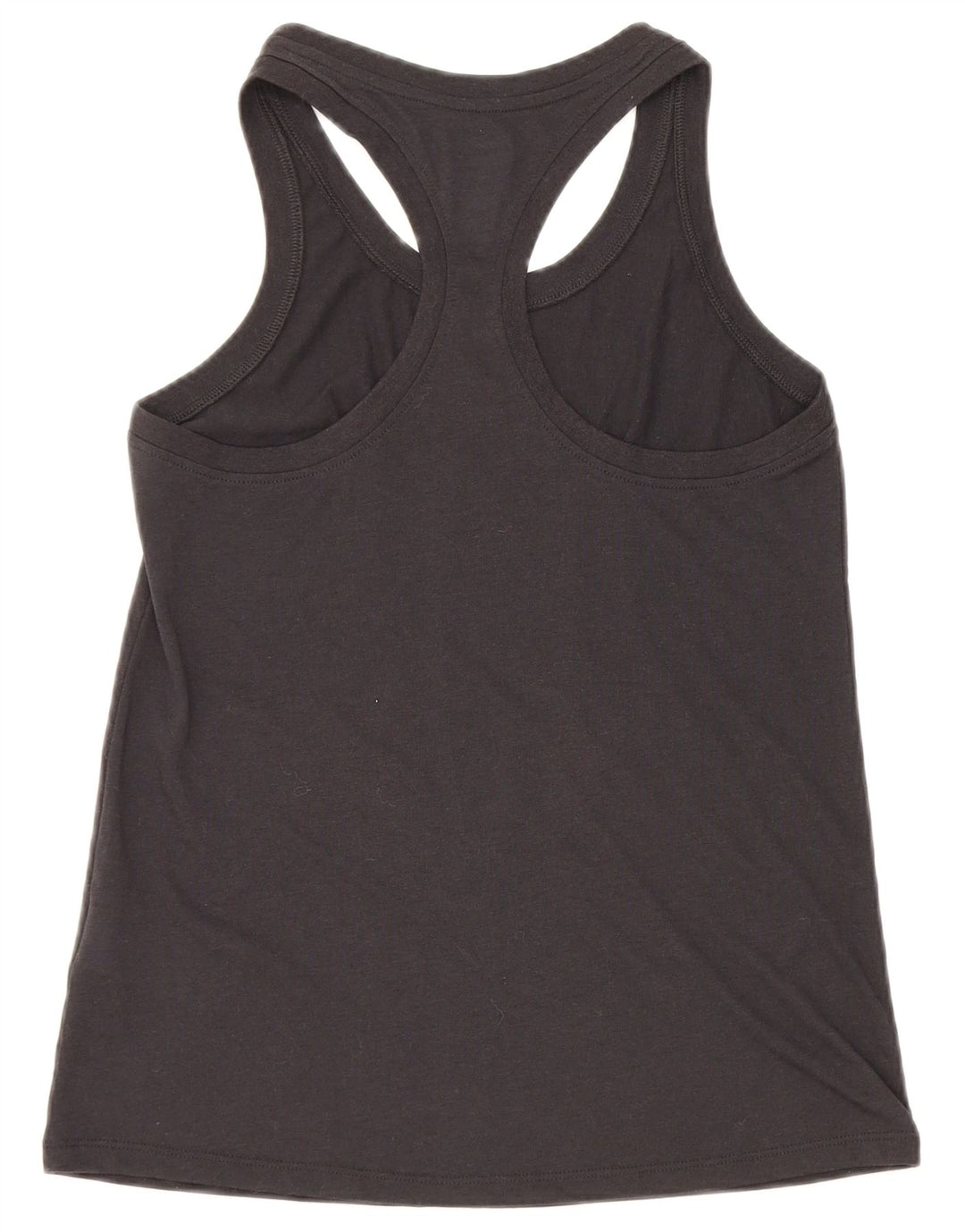 Nike Damen Dri Fit Graphic Weste Top UK 10 Small Schwarz Polyester