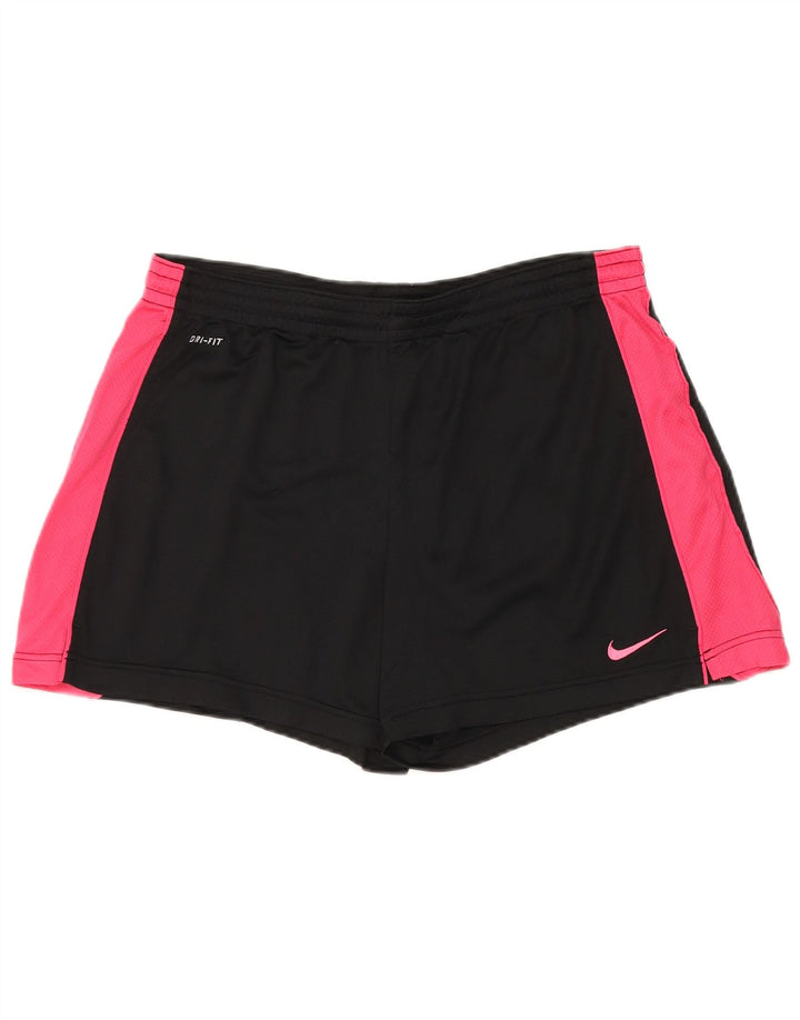 Nike Herren Dri Fit Sportshorts, groß, schwarzes Farbblock-Polyester