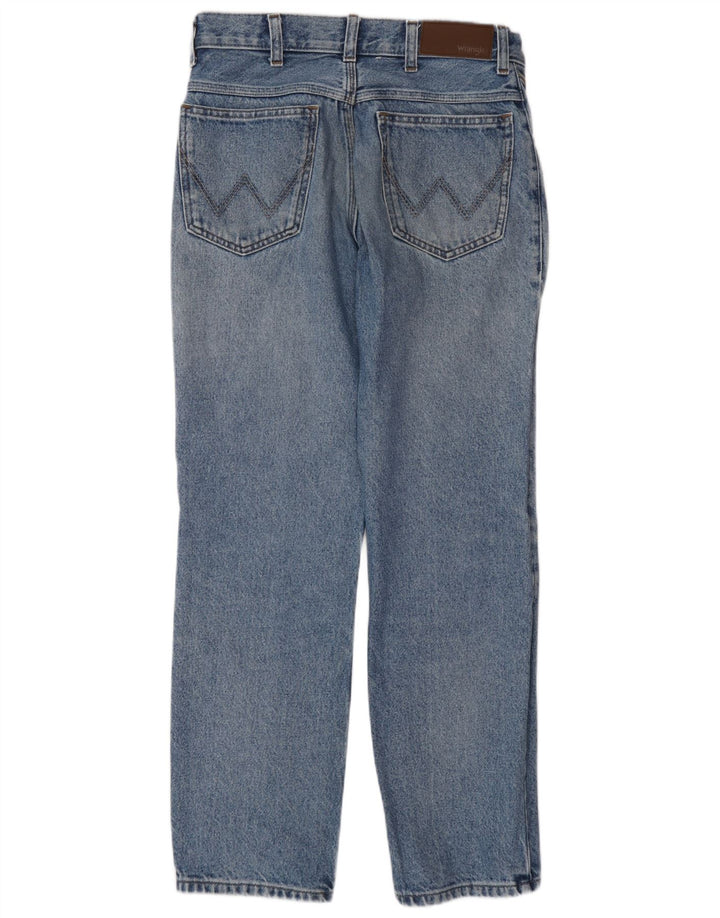 Wrangler Herren Straight Jeans W30 L30 Blaue Baumwolle