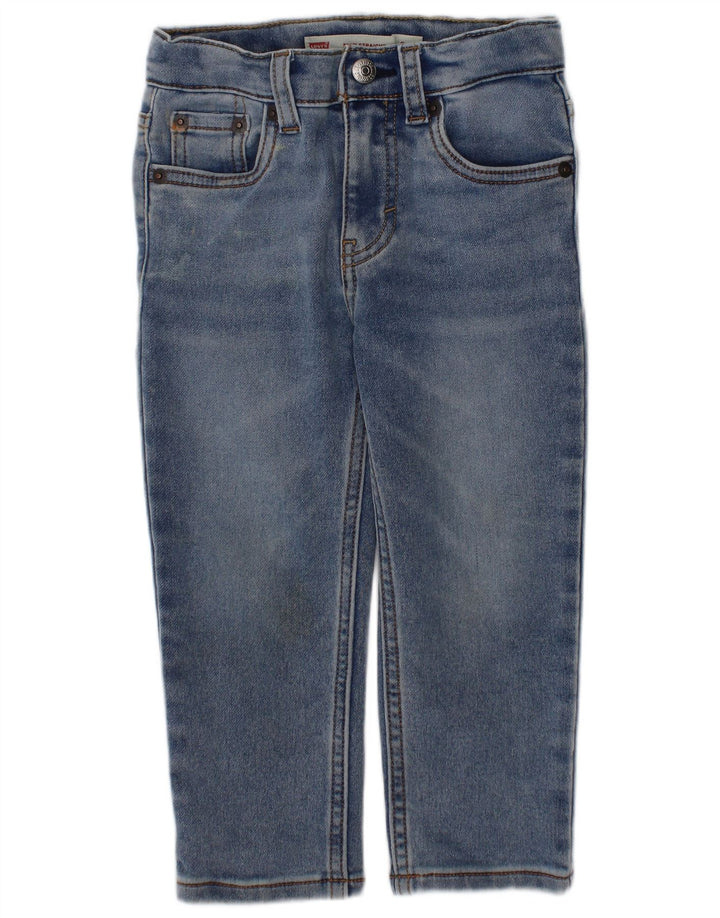 LEVI'S Baby Jungen 514 Straight Jeans 18–24 Monate W20 L13 Blaue Baumwolle