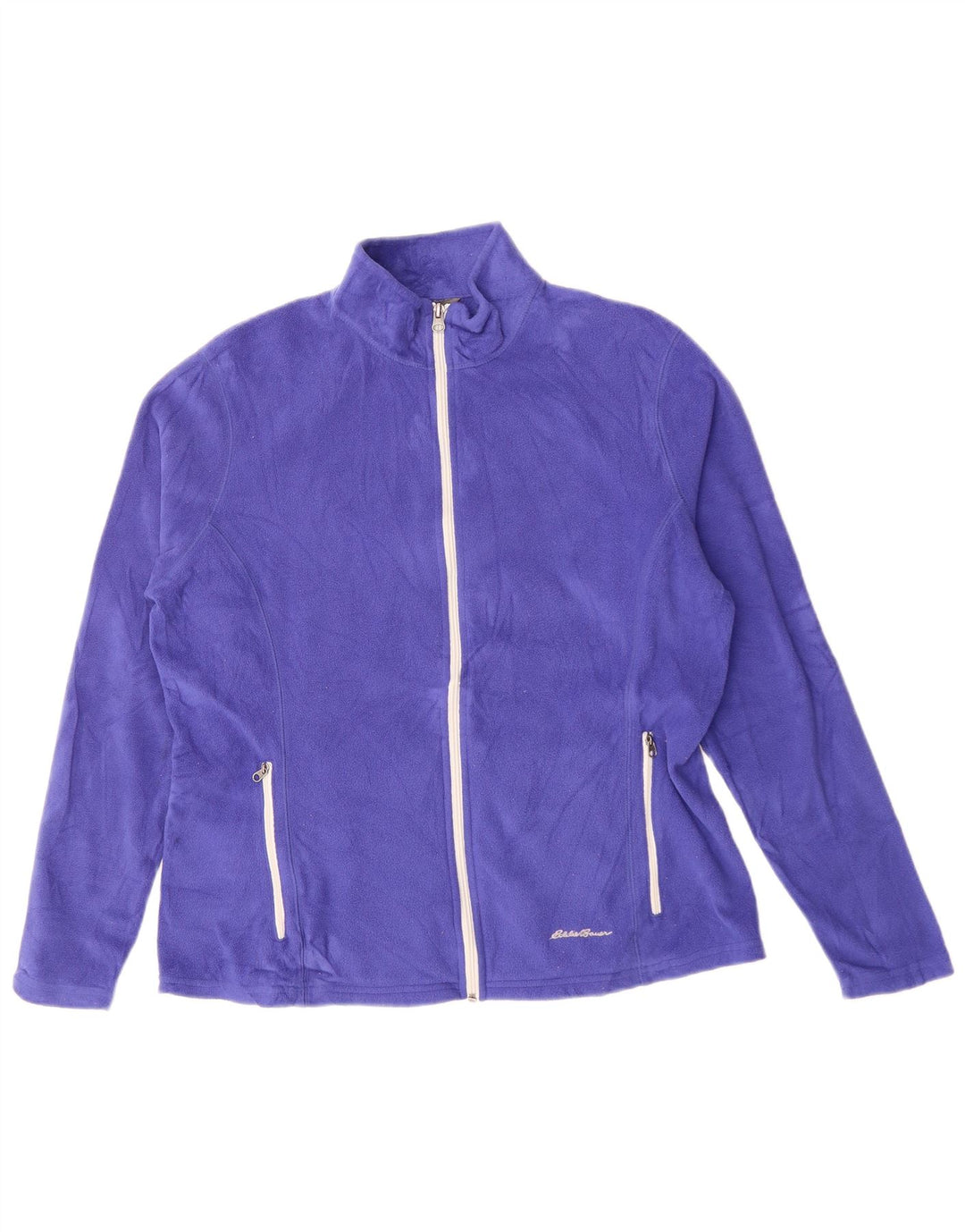 Eddie Bauer Damen Fleecejacke UK 16 Large Lila Polyester