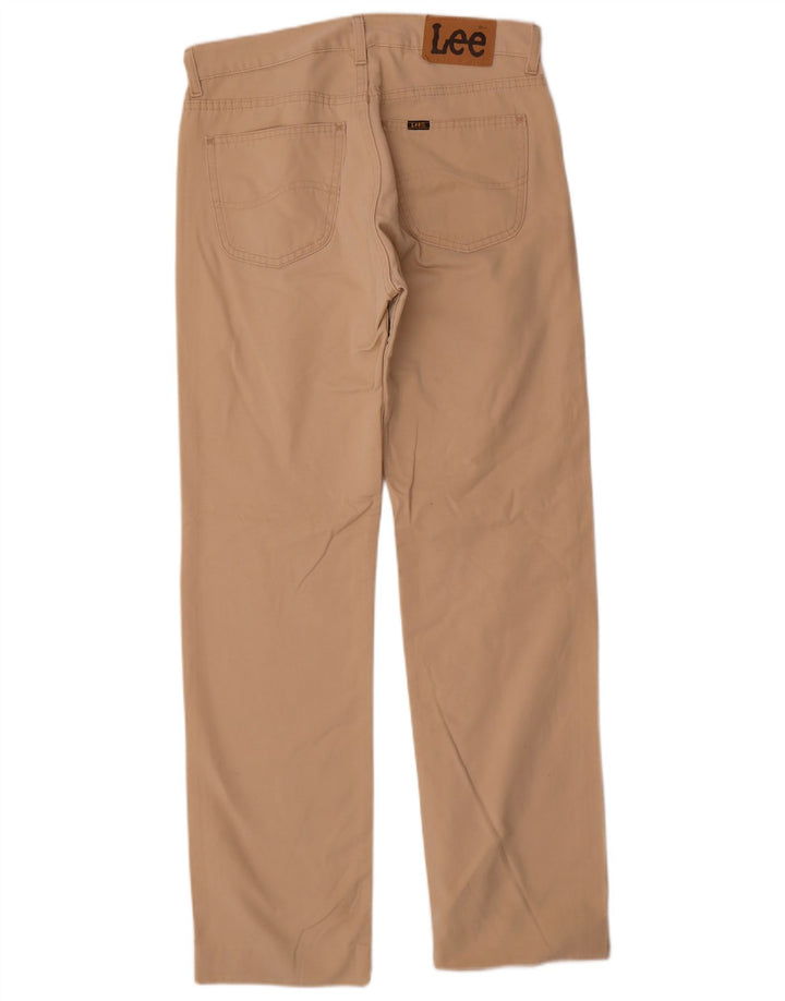 Lee Herren gerade Freizeithose W32 L32 Beige