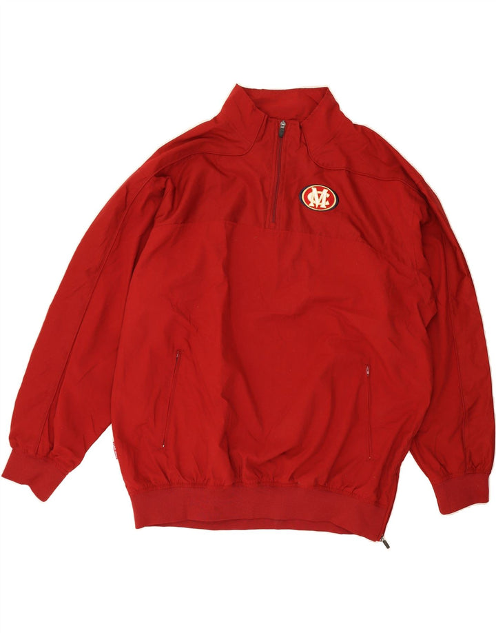 RUSSELL ATHLETIC Mens Loose Fit Pullover Rain Jacket UK 42 XL Red Vintage Russell Athletic and Second-Hand Russell Athletic from Messina Hembry 