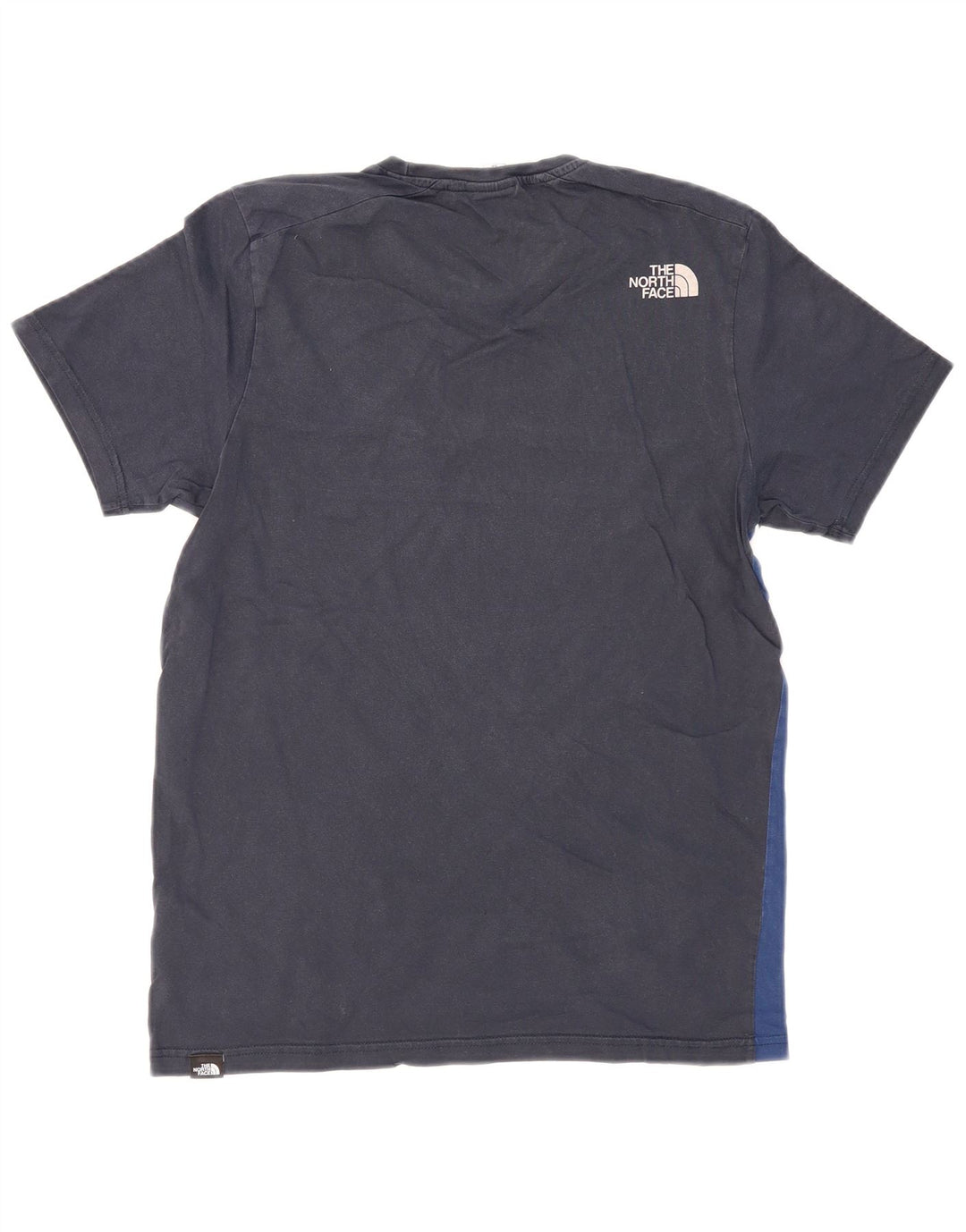 THE NORTH FACE Herren-T-Shirt mit Grafik, Größe S, Blau, Colourblock-Baumwolle