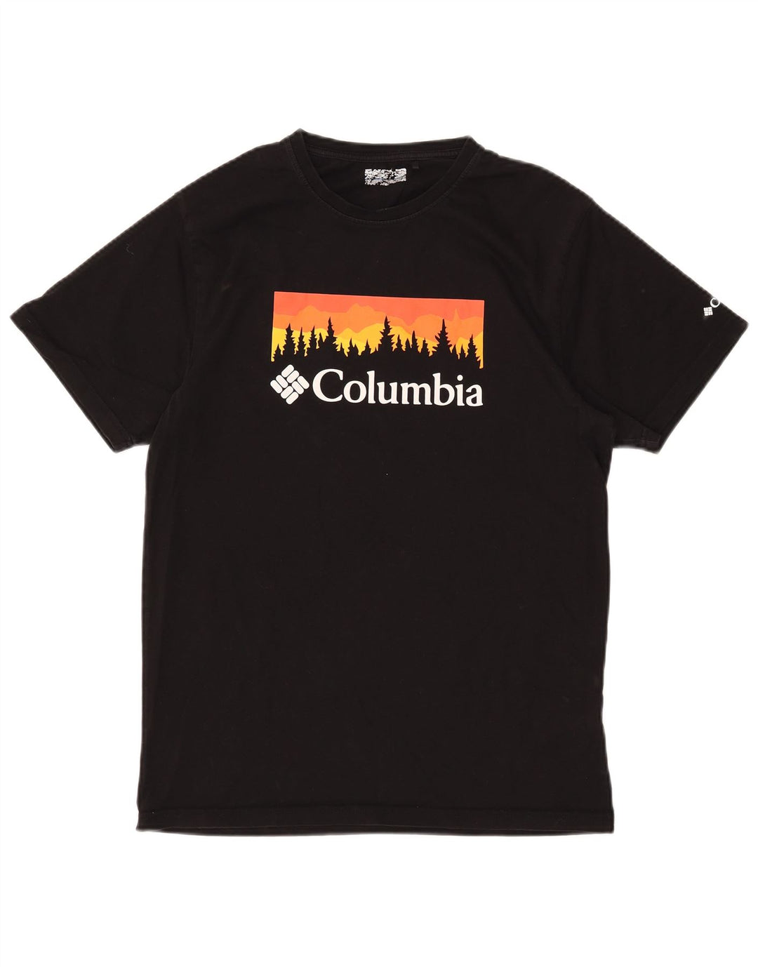 Columbia Herren-T-Shirt mit Grafik, mittelschwarz, Baumwolle