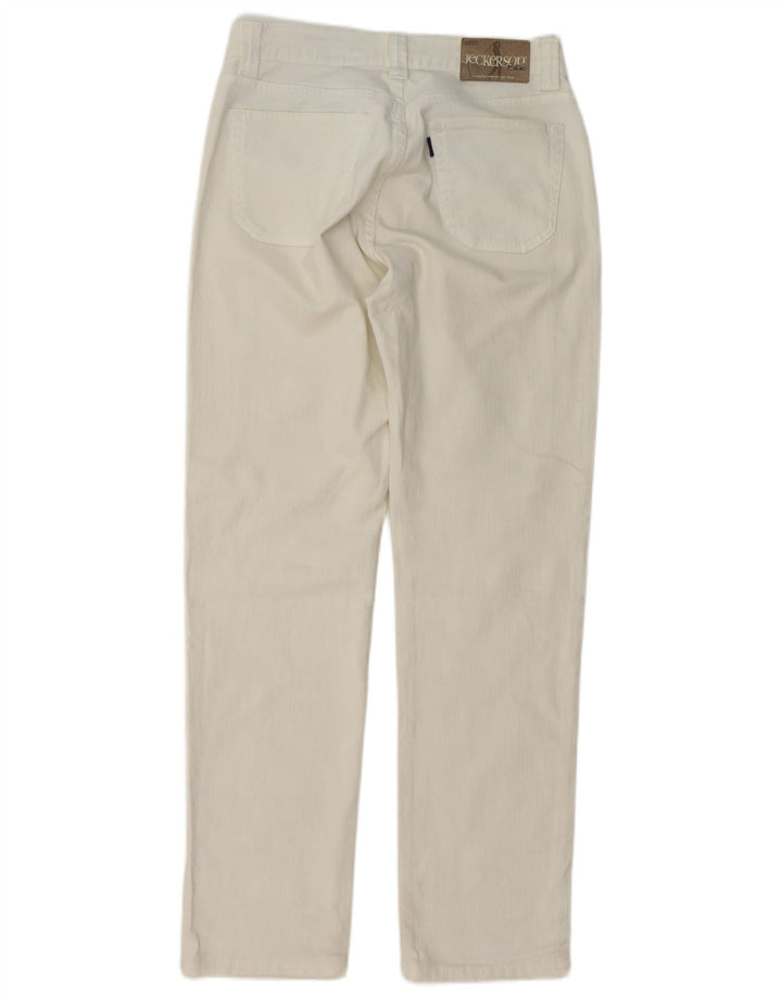 JECKERSON Herren Straight Jeans W32 L32 Weiße Baumwolle
