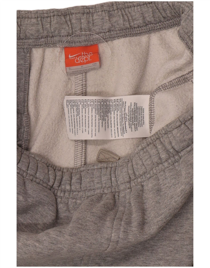 Nike Herren-Trainingshose, Jogginghose, Größe S, graue Baumwolle