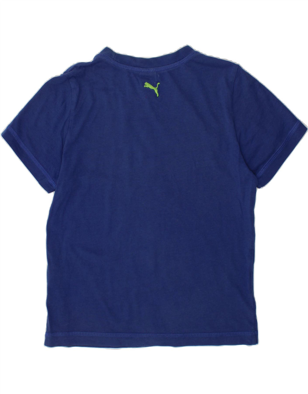 PUMA Boys Graphic T-Shirt Top 9-10 Years Medium  Navy Blue Vintage Puma and Second-Hand Puma from Messina Hembry 