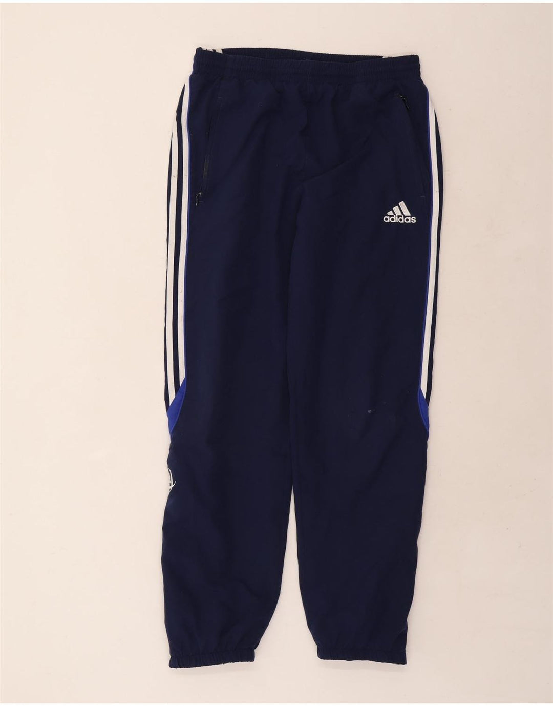 ADIDAS Mens Tracksuit Trousers Joggers UK 38/40 Medium  Navy Blue