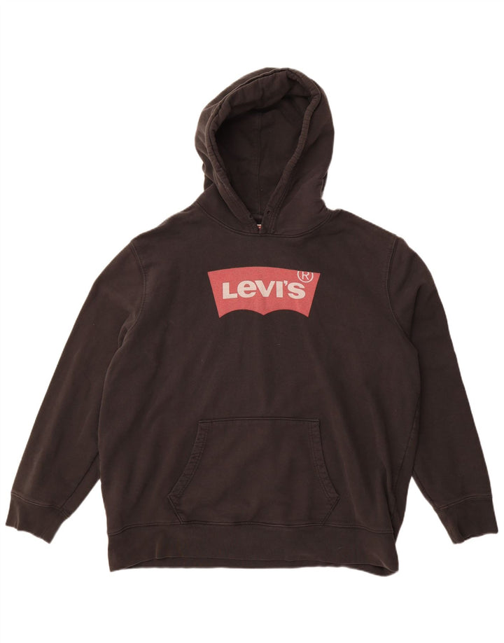 Levi's Herren Standard Graphic Hoodie Pullover XL Schwarz Baumwolle