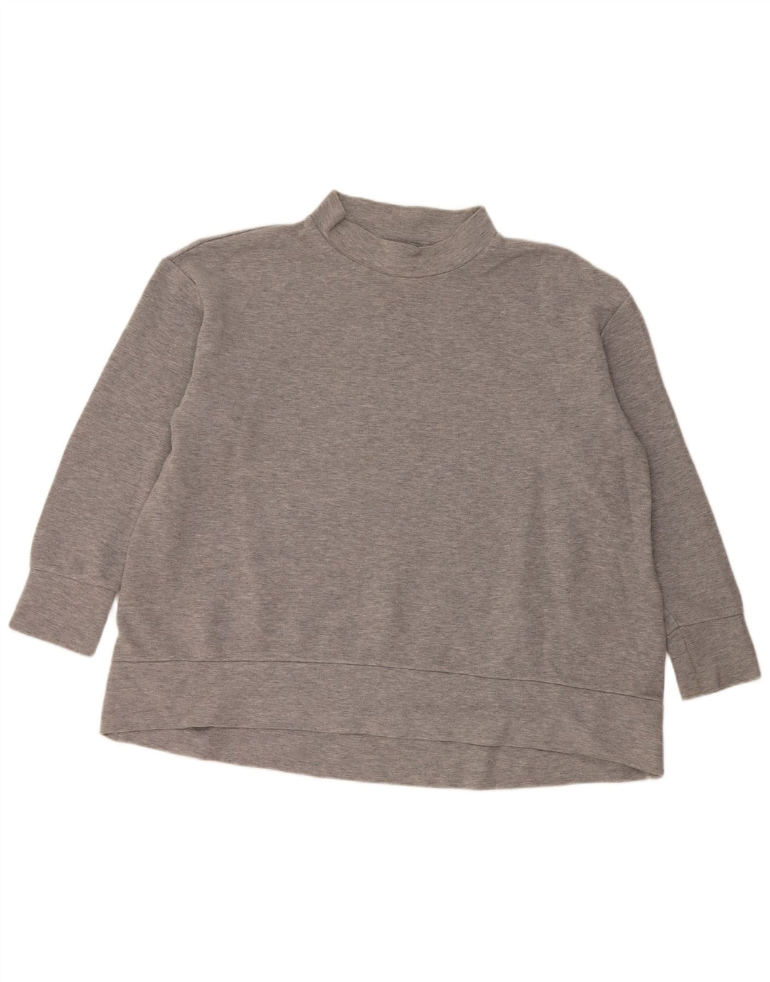 COS Damen-Sweatshirt-Pullover in Übergröße, Gr. 14, Größe L, Grau, Baumwolle