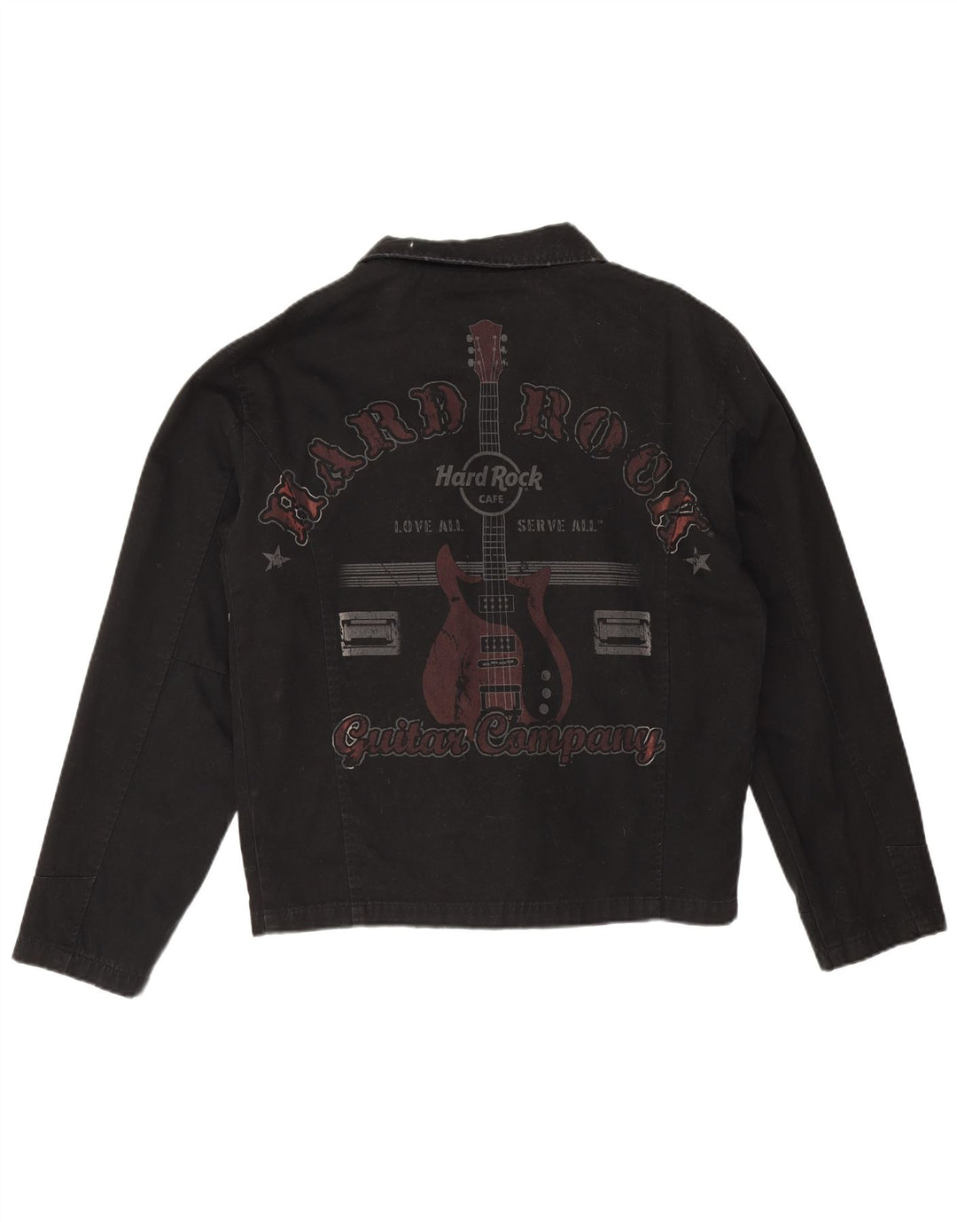 Hard Rock Cafe Herren New York Graphic Bomberjacke UK 38 Medium Schwarz