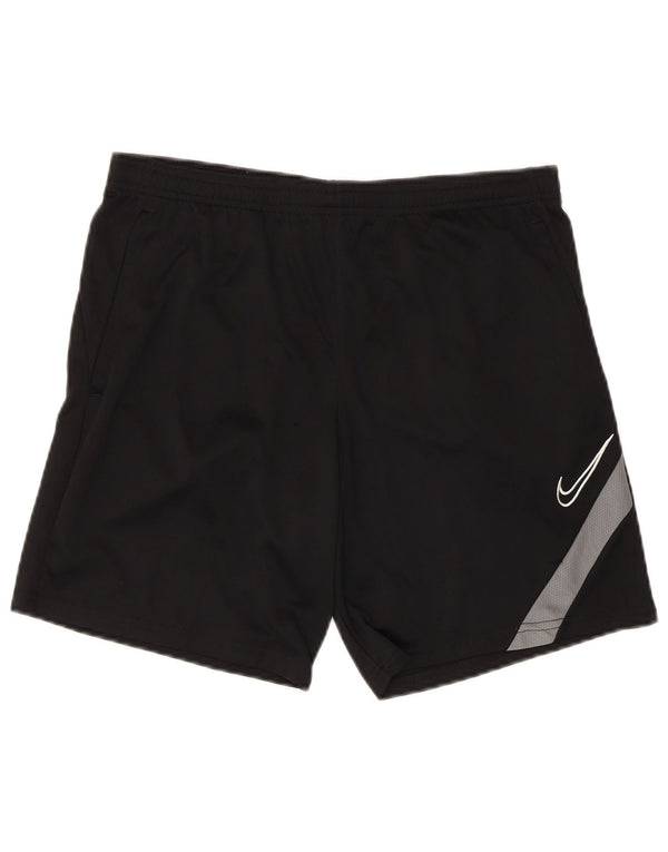 Nike Herren Dri Fit Sportshorts Mittelschwarzes Colourblock-Polyester