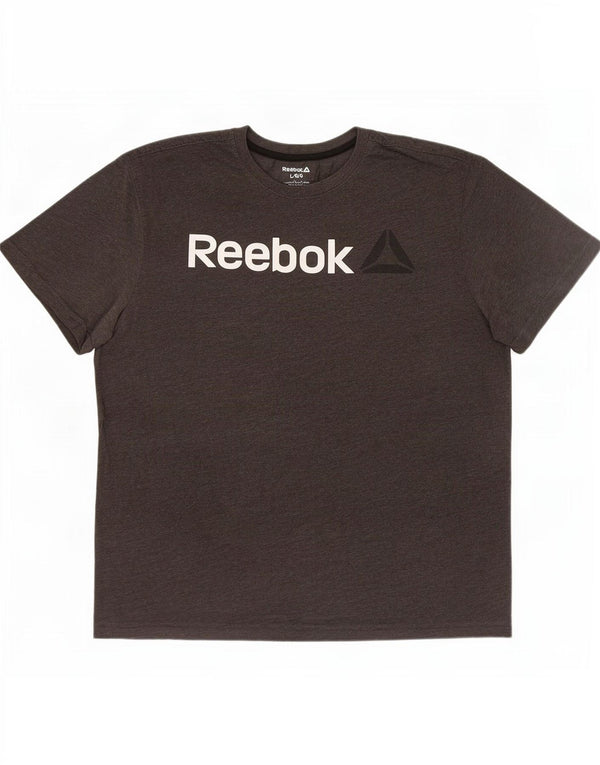 Reebok Herren Graphic T-Shirt Top Large Grau