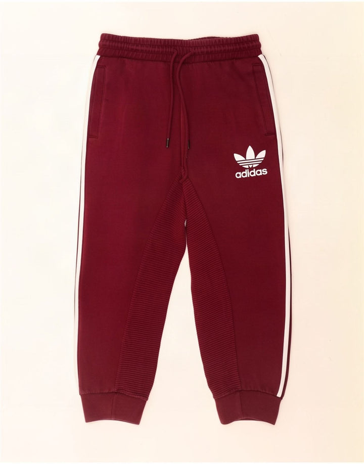 Adidas Herren-Trainingshose, Jogginghose, mittlere Baumwolle, Kastanienbraun