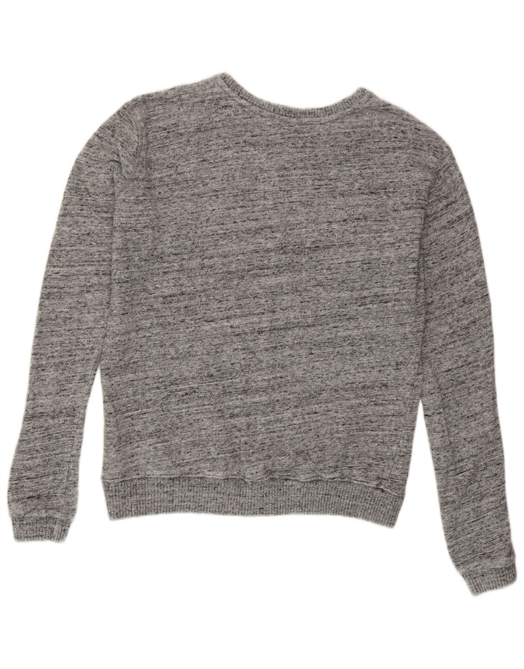 Superdry Damen Grafik-Sweatshirtpullover UK 10 Small Grau meliert