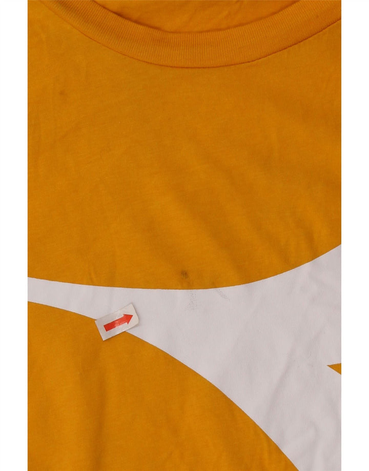 Diadora Herren-T-Shirt mit Grafik, Größe L, Gelb