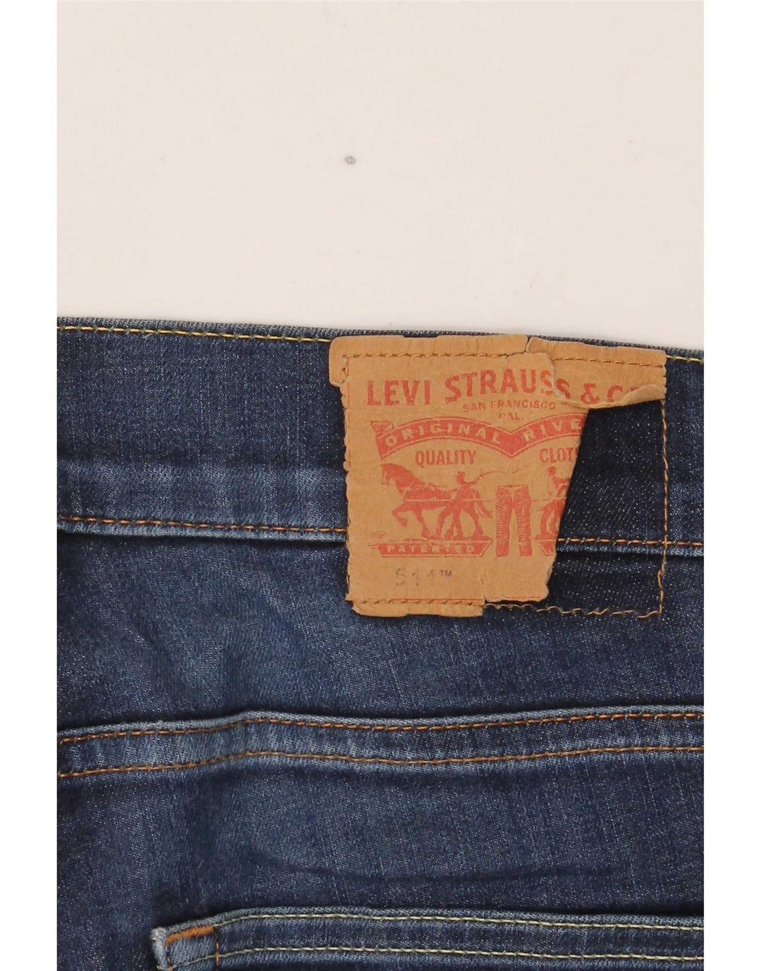 Levi's Herren 511 Slim Jeans W33 L34 Marineblaue Baumwolle