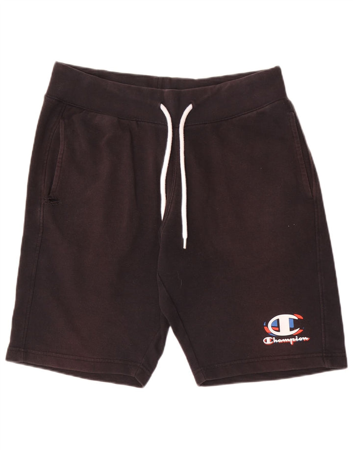Champion Herren-Sportshorts aus mittelschwerer schwarzer Baumwolle