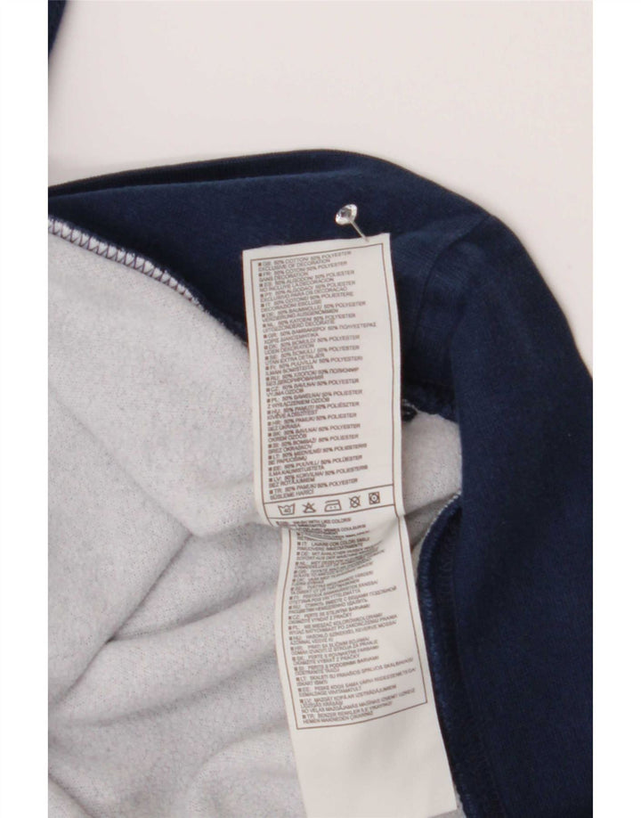 Nike Herren-Sweatshirt mit Grafik, UK 39/41, mittelmarineblaue Baumwolle