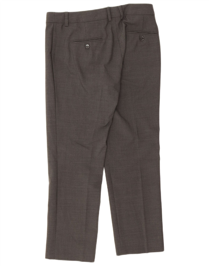 Max Mara Damen Weekend Slim Fit Freizeithose W26 L26 Grau