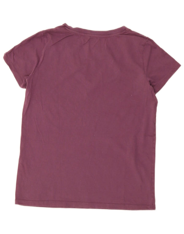 Levi's Damen T-Shirt Top UK 10 Small Burgund