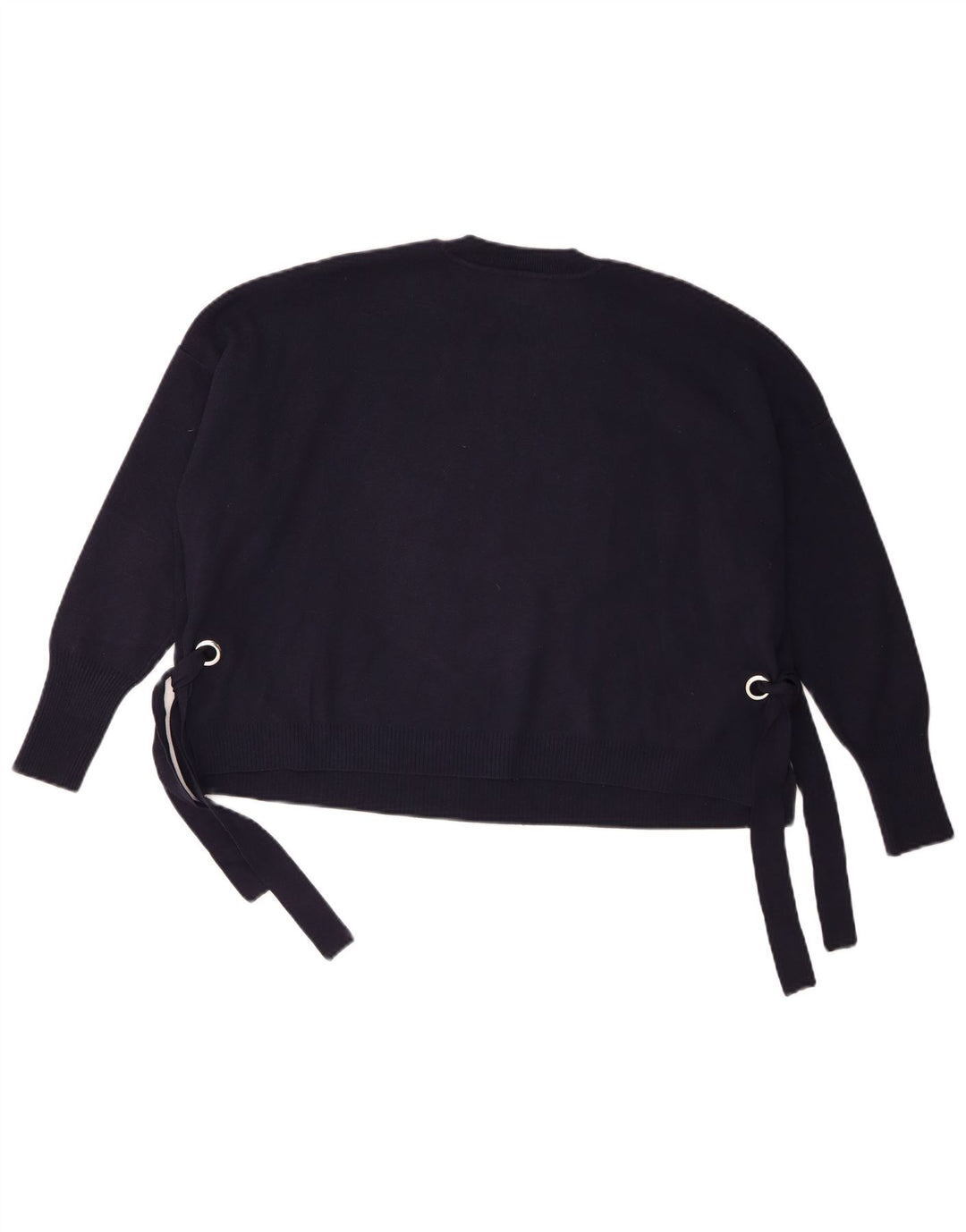 Whistles Damen Crop Pullover mit Rundhalsausschnitt, Gr. 10, Marineblau