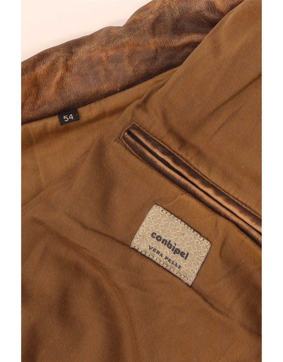Conbipel Herren Lederjacke IT 54 XL Braun