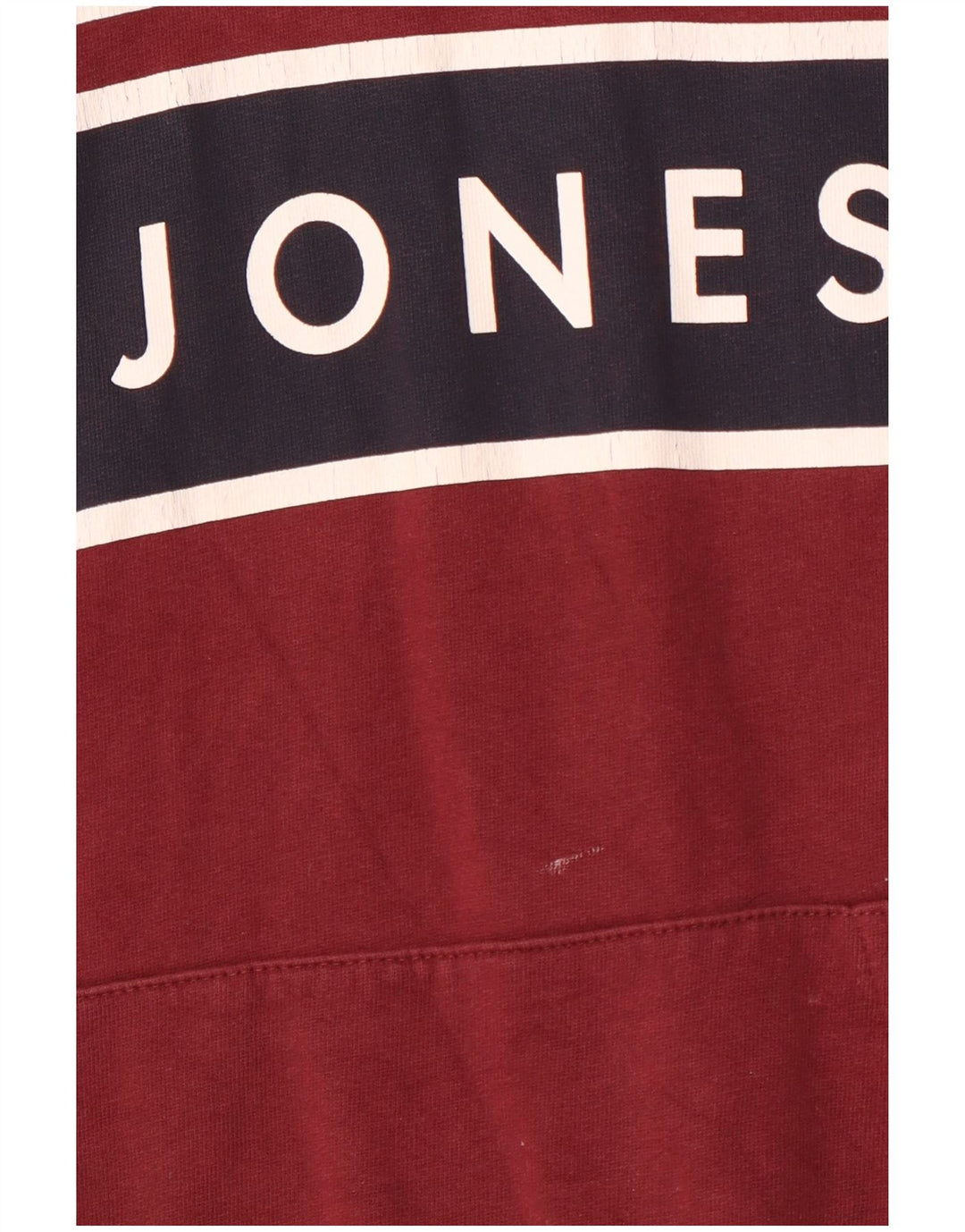 JACK & JONES Herren Core Graphic Kapuzenpullover, mittlere Burgunderrote Baumwolle
