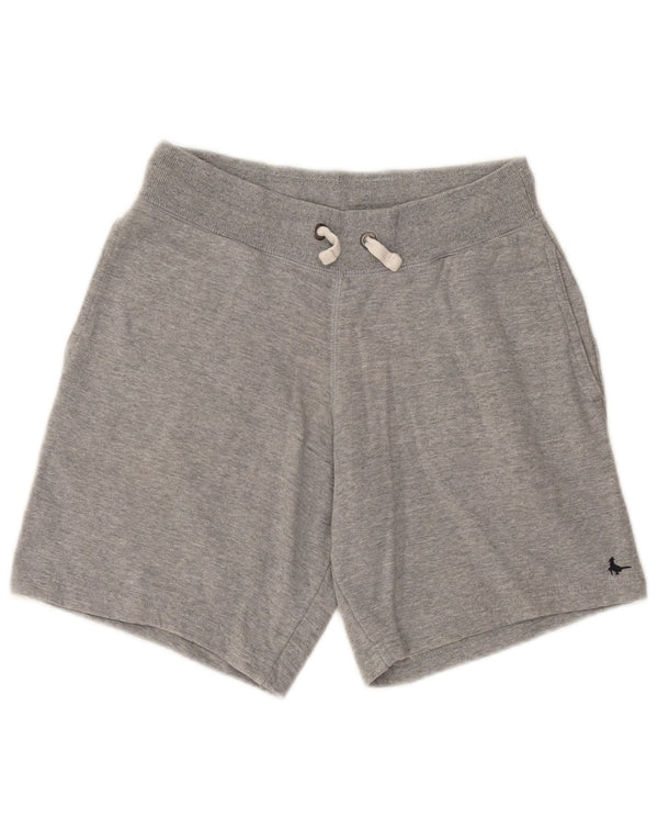 Jack Wills Herren Sportshorts XS Grau gefleckte Baumwolle