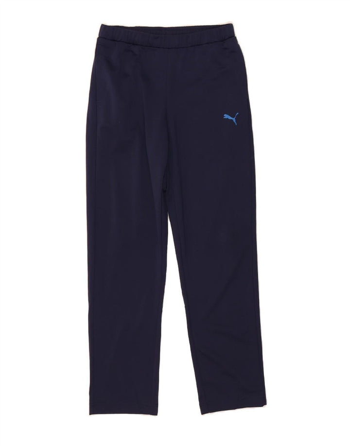 PUMA Boys Tracksuit Trousers 13-14 Years Navy Blue Vintage Puma and Second-Hand Puma from Messina Hembry 