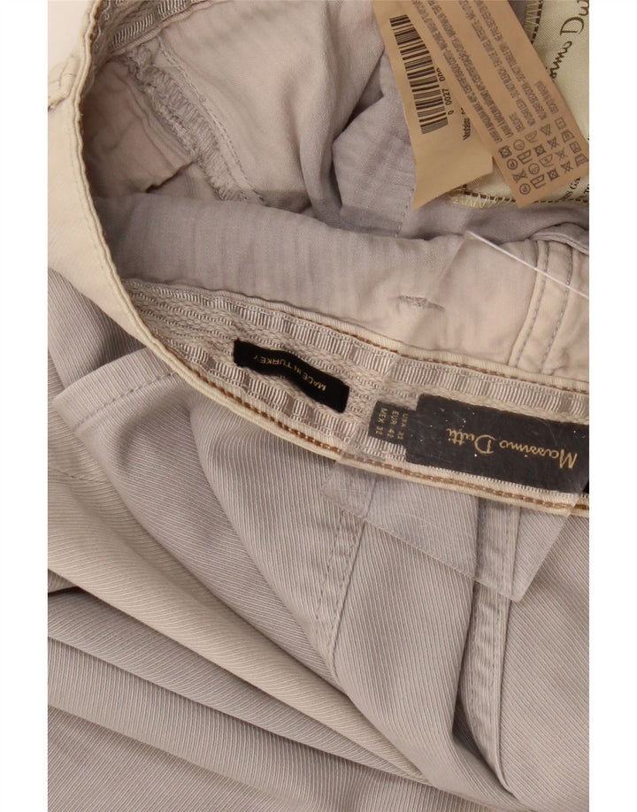 MASSIMO DUTTI Gerade Freizeithose für Herren, EU 42, Größe L, W32, L32, Grau