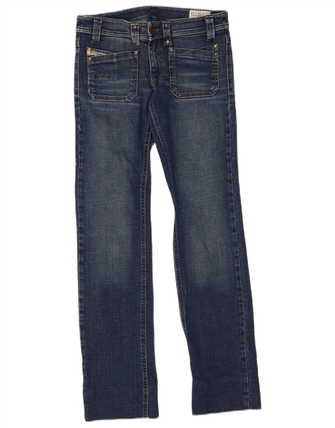 Diesel Damen Keate Slim Jeans W28 L31 Blaue Baumwolle