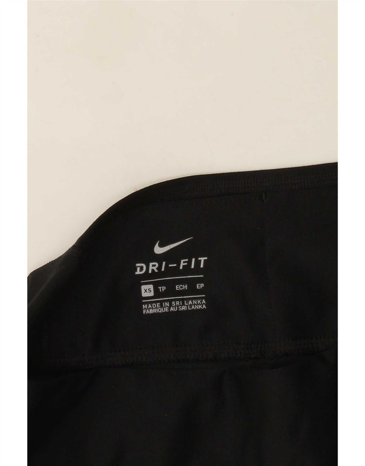 Nike Damen Dri Fit Leggings UK 6 XS Schwarz