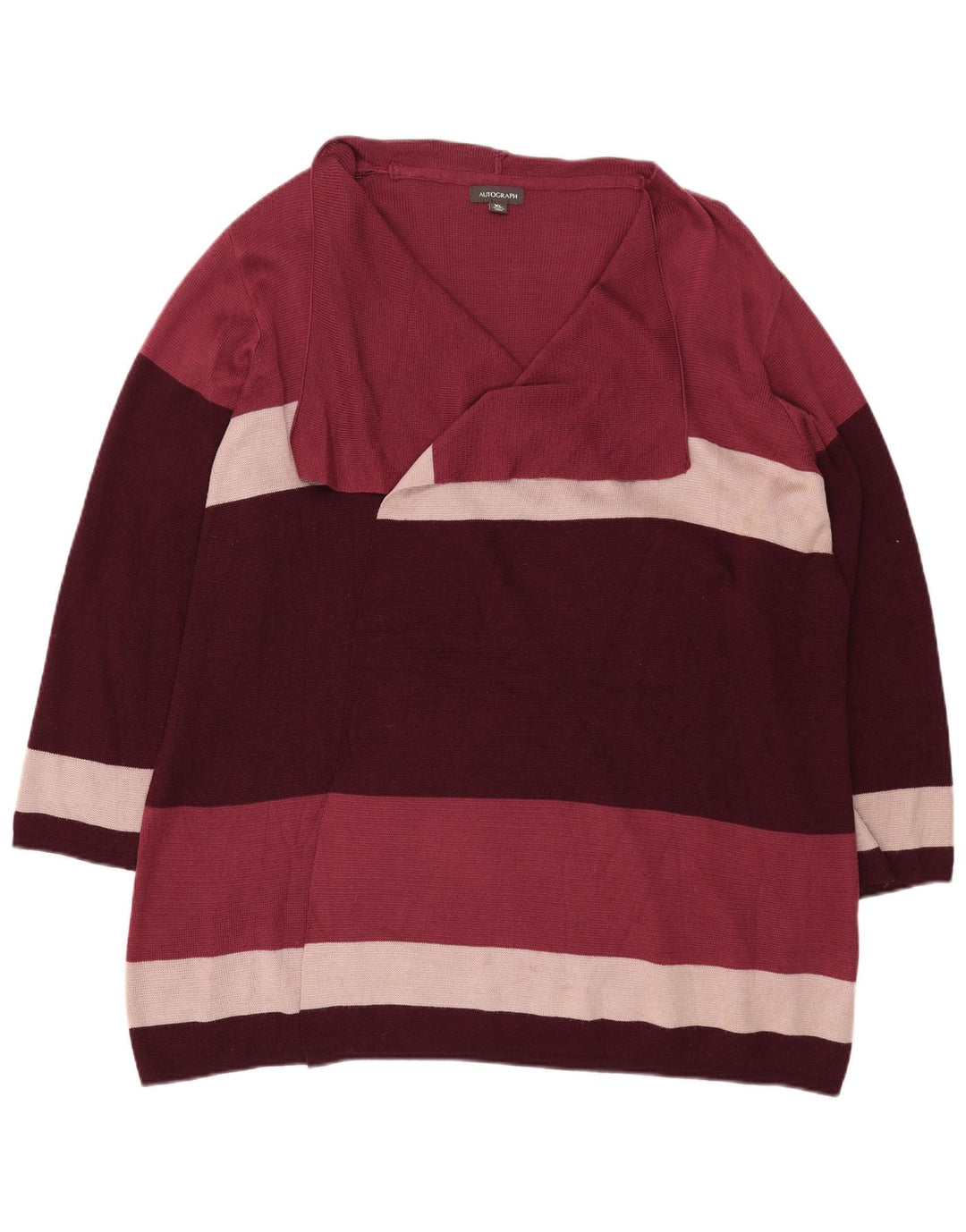 Marks & Spencer Damen Longline-Cardigan-Pullover UK 18 XL Mehrfarbig